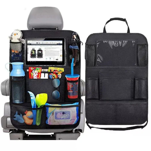 Car Backseat Organizer with Tablet Holder and Storage Pockets