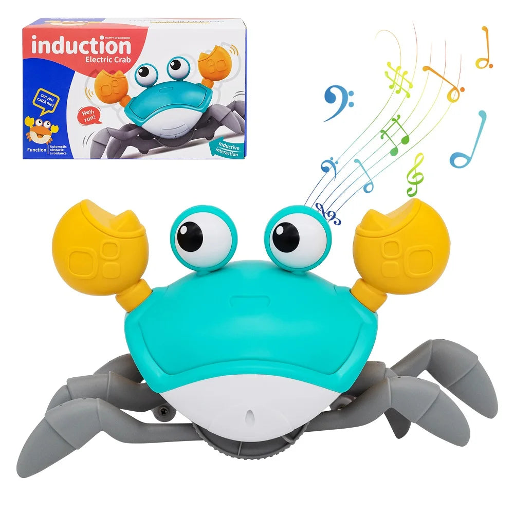 Interactive Crawling Crab Toy with Music and Lights