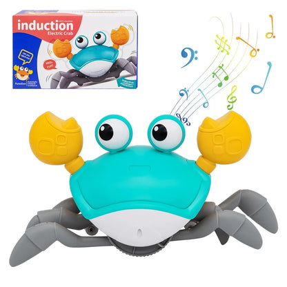 Interactive Crawling Crab Toy with Music and Lights