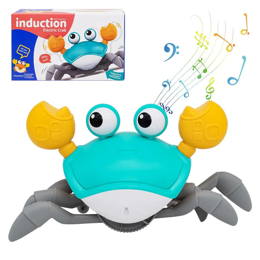 Interactive Crawling Crab Toy with Music and Lights