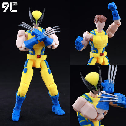 14cm Multi Jointed Action Figure 3D Printed Poseable Collectible Toy