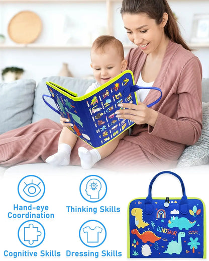 Toddler Busy Board Backpack Montessori Learning Activity Toy