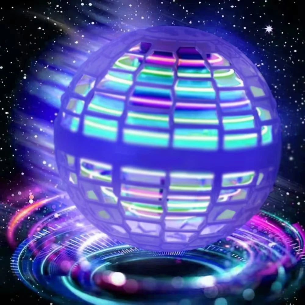 Boomerang Hover Ball with LED Lights & Flying Spinner Design