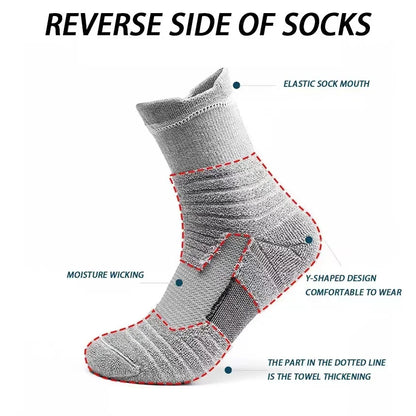 Anti Slip Soccer Socks Men Breathable Grip Sports Socks