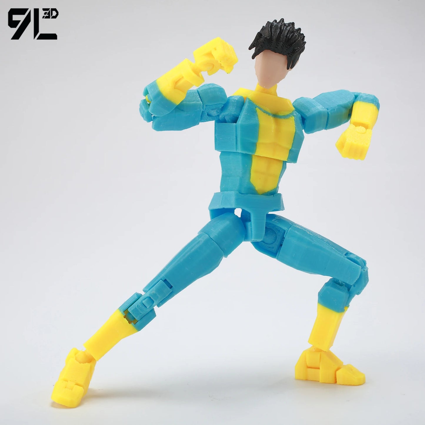 Invincible Boy Action Figure 14cm 3D Printed Multi Jointed Model