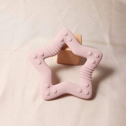 Heart Silicone Teether Food Grade Baby Teething Toy