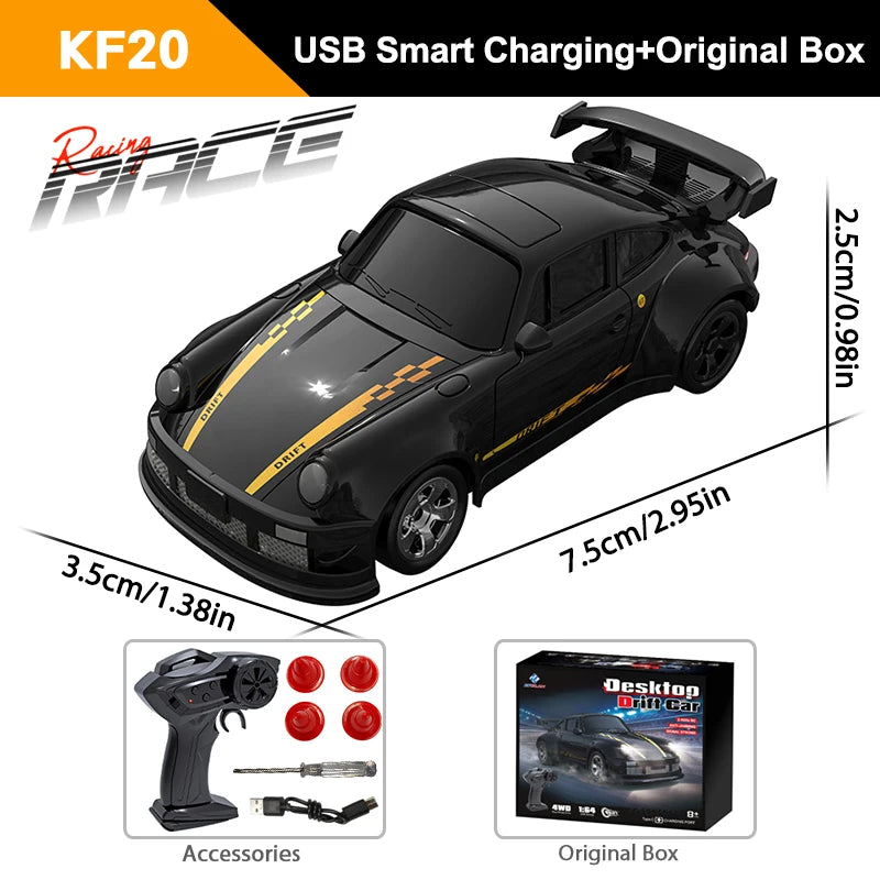 1:64 RC Drift Car – 4WD Mini Remote Control Racing Car