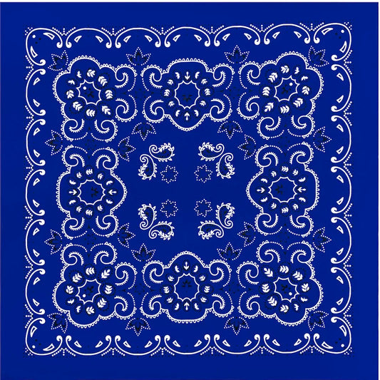 Oversized Paisley Bandana 70cm Cotton Hip Hop Head Scarf