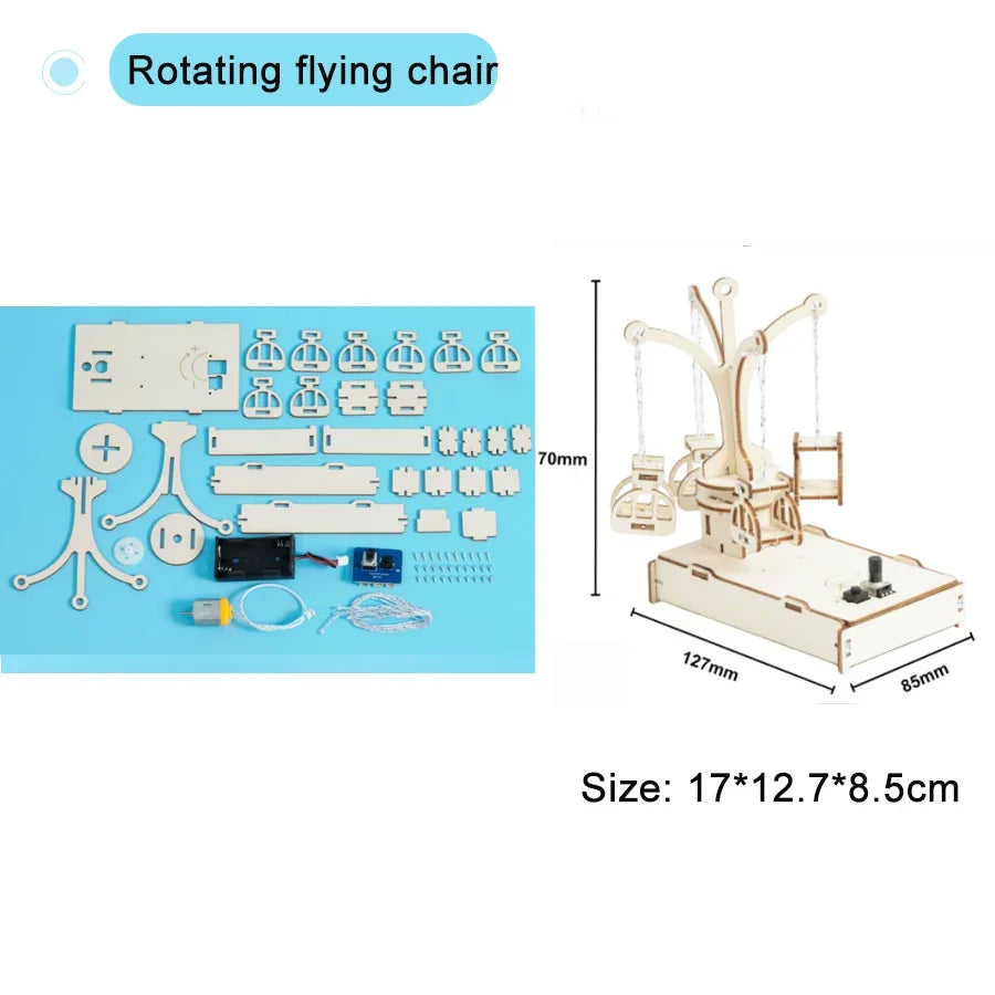 STEM Science Kit DIY Wooden Educational Learning Toy