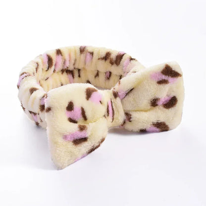 Makeup Headband – Soft Coral Fleece Face Wash Hair Band