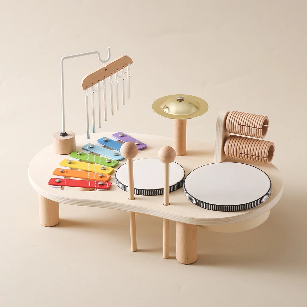 Wooden Kids Xylophone Montessori Musical Instrument Toy