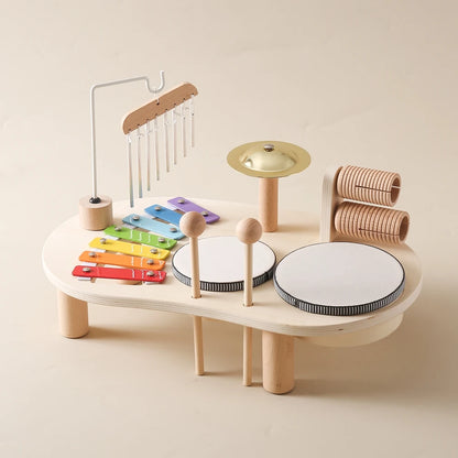 Wooden Kids Xylophone Montessori Musical Instrument Toy