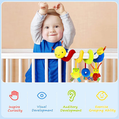 Baby Musical Spiral Crib Stroller Hanging Activity Toy