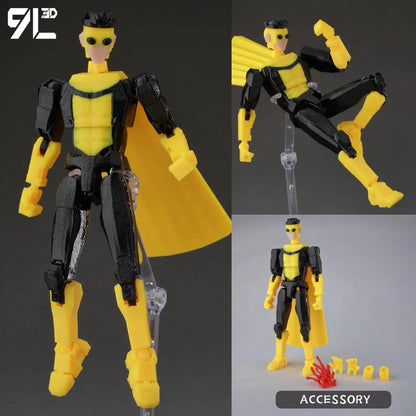 13cm Articulated Action Figure 3D Printed Collectible Model Toy