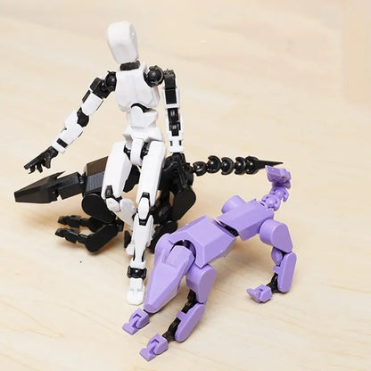 13-Joint Movable Robot Action Figure 3D Printed DIY Toy