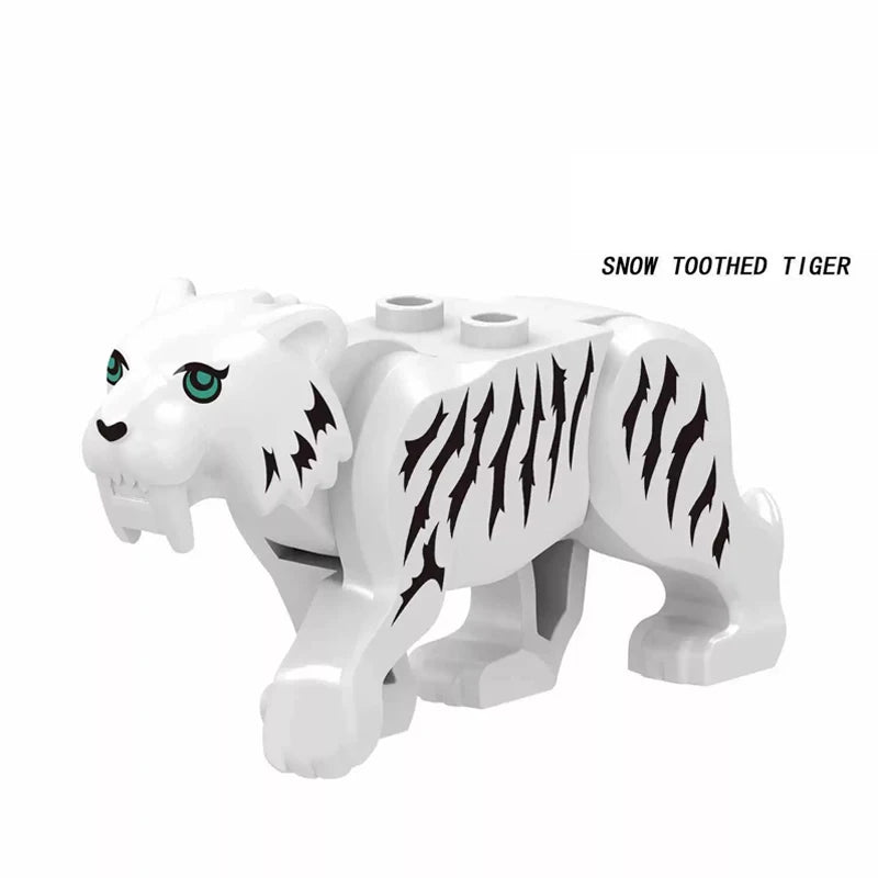 MOC Farm Zoo Animal Building Blocks Educational Toy Set