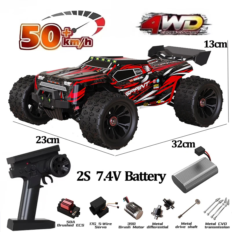 9522PRO 1:16 Brushless 4WD RC Car – 85KM/H High-Speed Off-Road Racing Drift Truck