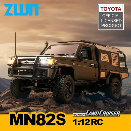 ZWN MN82 / MN82S 1:12 4WD RC Pickup Truck – LC79 Off-Road Climbing Remote Control Car