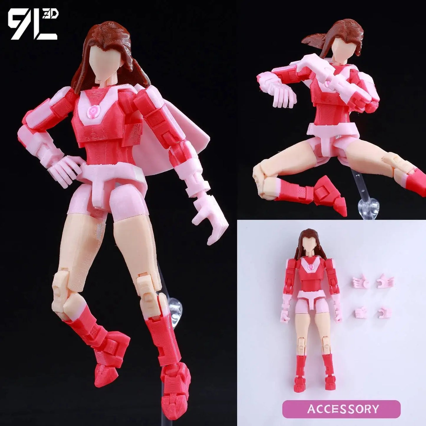 Invincible Boy Action Figure 14cm 3D Printed Poseable Model