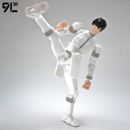 Invincible Boy Action Figure 14cm 3D Printed Multi Jointed Model