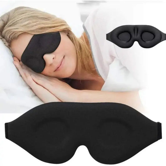 3D Sleep Mask – Adjustable Light Blocking Eye Mask