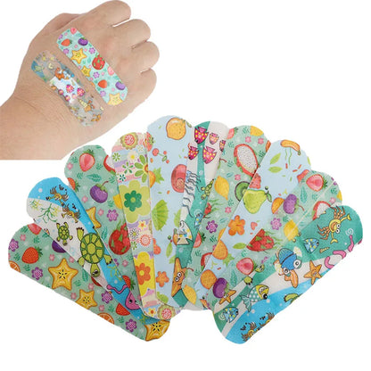 Cartoon Animal Adhesive Bandages for Kids 30-100PCS