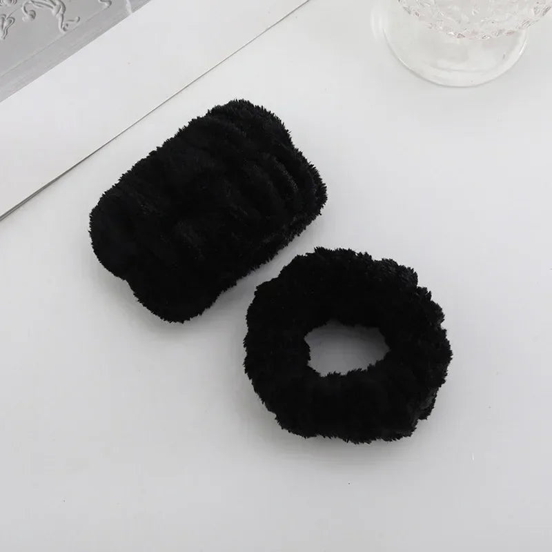 Makeup Headband – Soft Coral Fleece Face Wash Hair Band