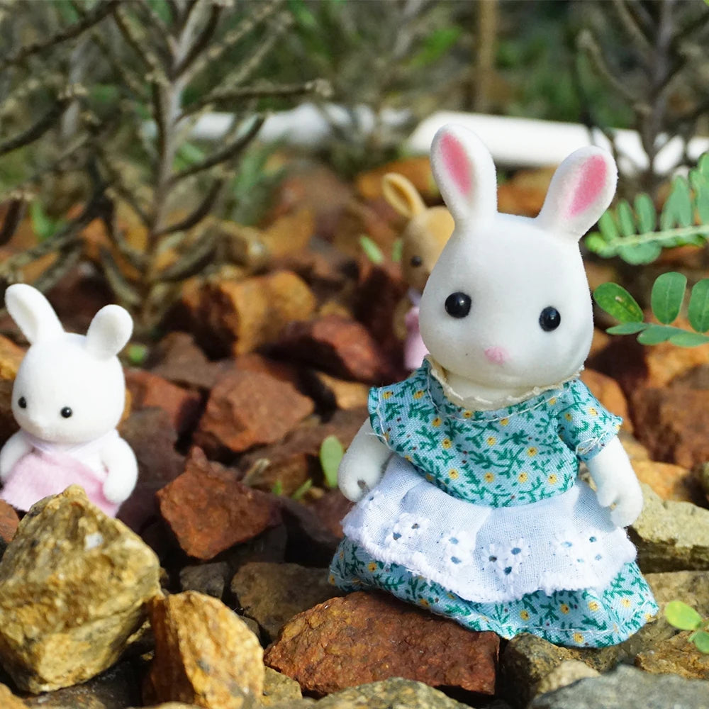 1:12 Mini Animal Doll Forest Family Dollhouse Figure