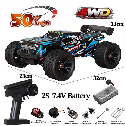 9522PRO 1:16 Brushless 4WD RC Car – 85KM/H High-Speed Off-Road Racing Drift Truck