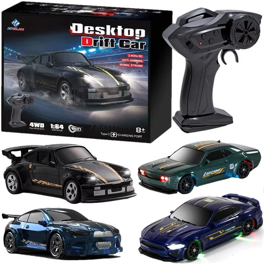 1:64 Mini 4WD Drift RC Car with Remote Control
