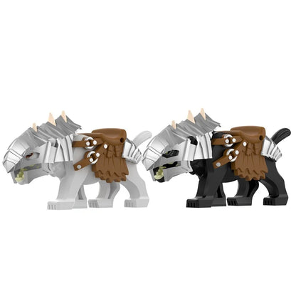 MOC Farm Zoo Animal Building Blocks Educational Toy Set