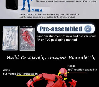 13cm Articulated Action Figure 3D Printed Collectible Model Toy