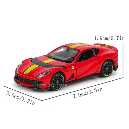 Bburago Ferrari 1:64 Diecast Pull Back Car with Lights & Sound