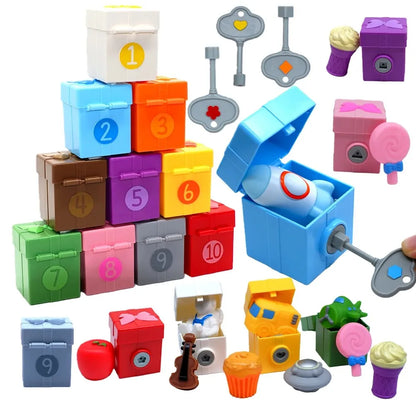 Montessori Farm Train Counting & Sorting Learning Toy Set