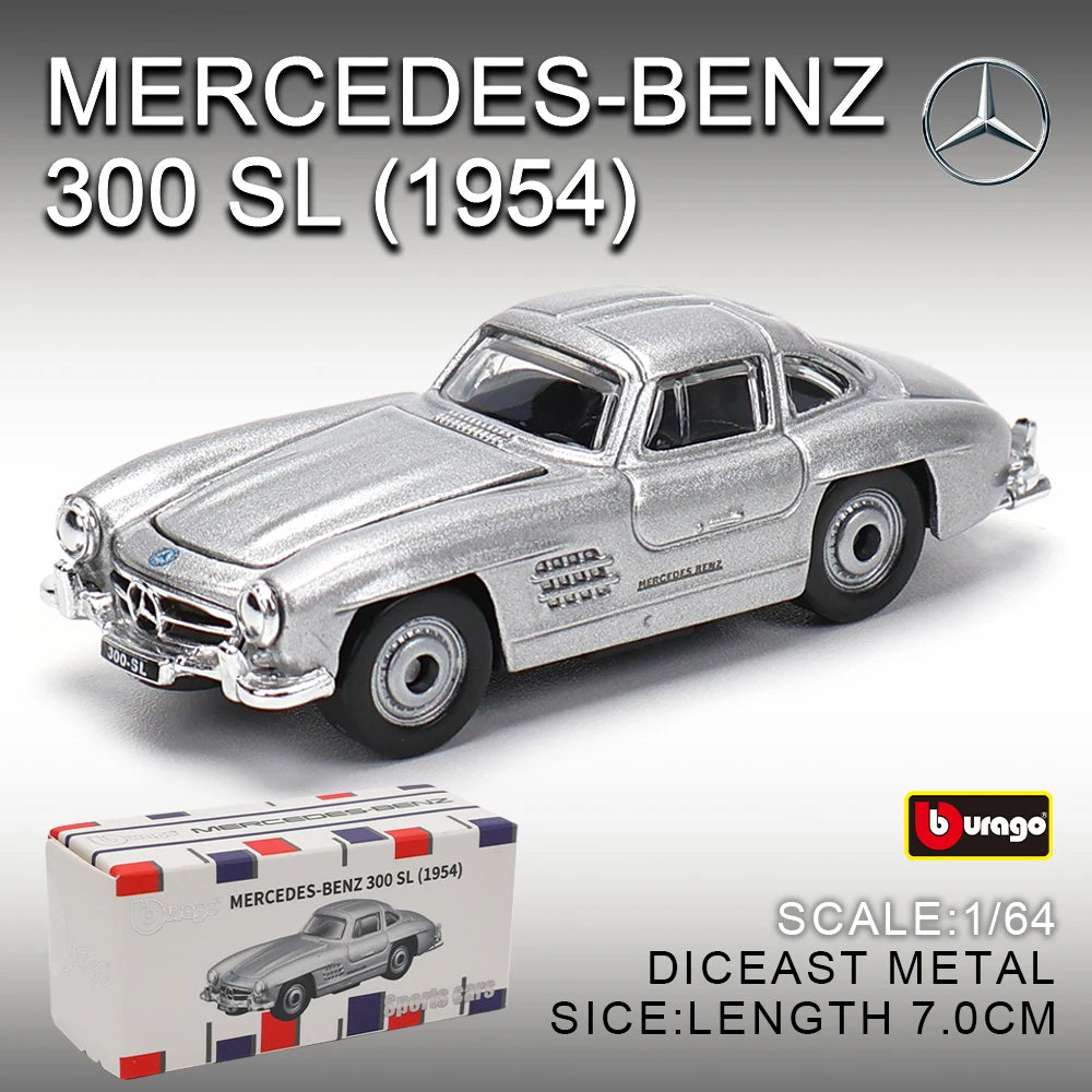 Bburago 1:64 Diecast Sports Car Model Collection
