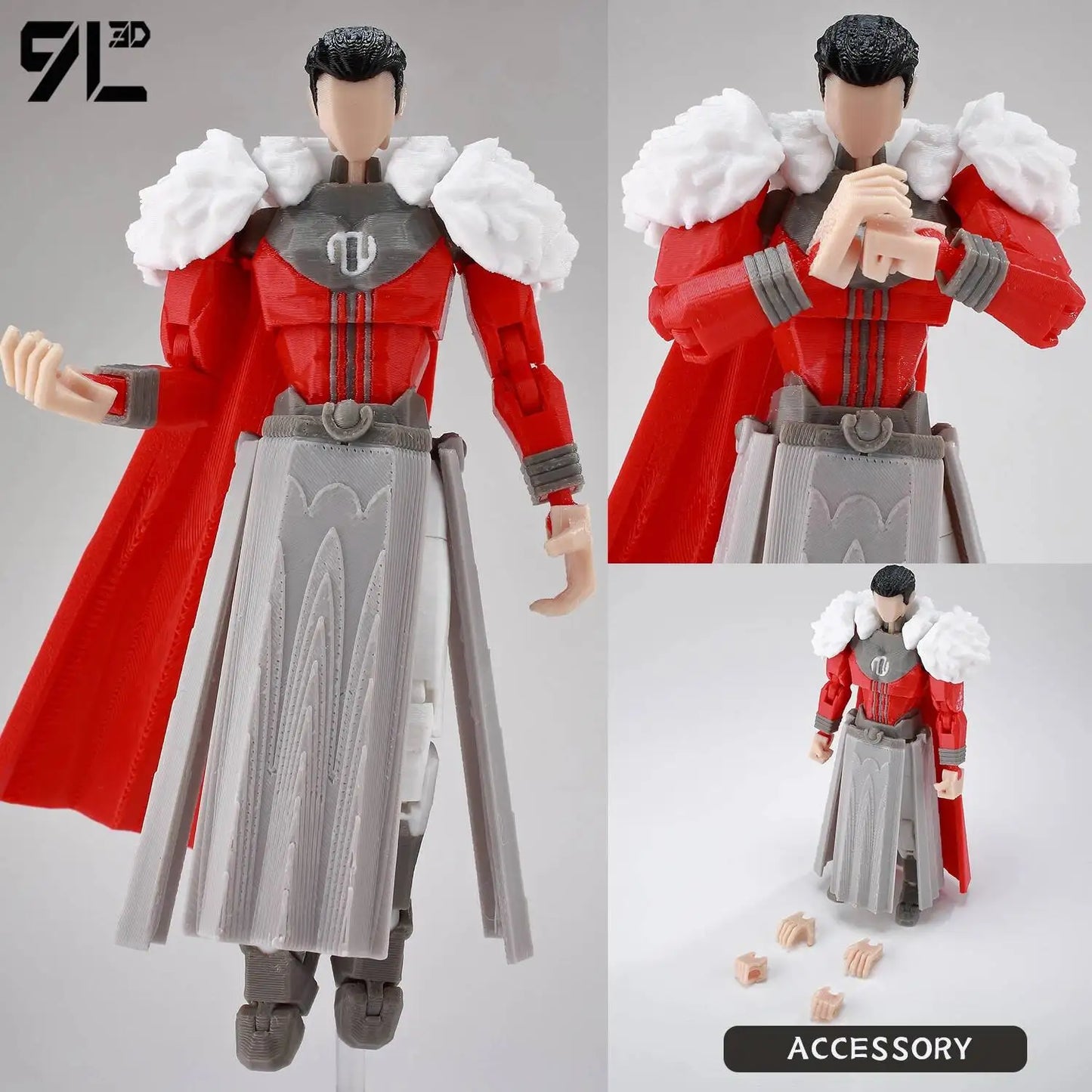 13cm Articulated Action Figure 3D Printed Collectible Model Toy