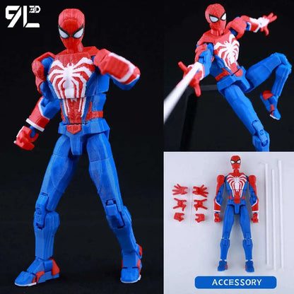 14cm Multi Jointed Action Figure 3D Printed Poseable Collectible Toy