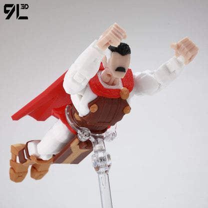 Invincible Boy Action Figure 14cm 3D Printed Multi Jointed Model