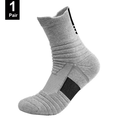 Anti Slip Soccer Socks Men Breathable Grip Sports Socks
