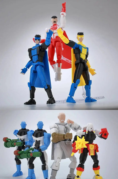 Invincible Boy Action Figure 14cm 3D Printed Poseable Model