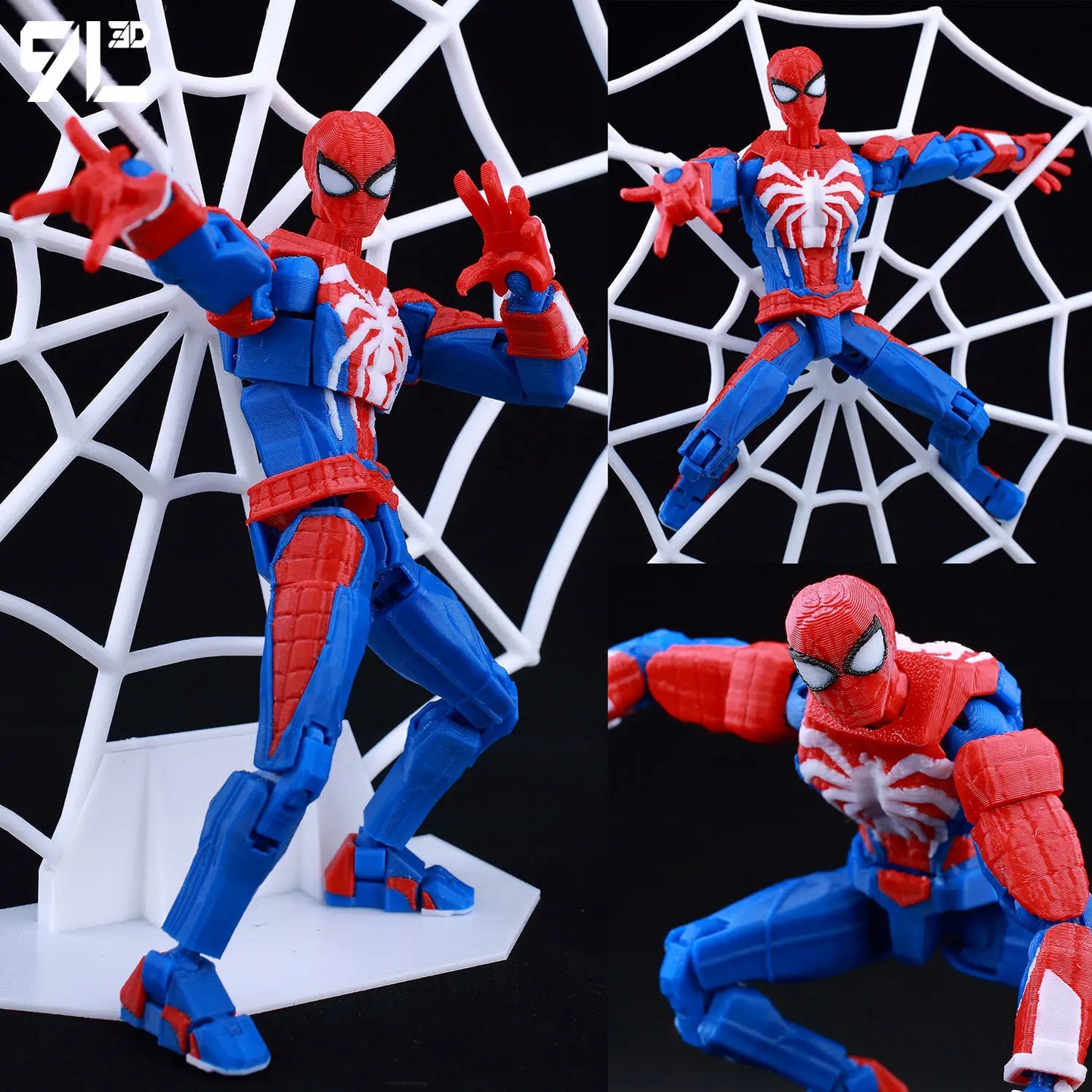 14cm Multi Jointed Action Figure 3D Printed Poseable Collectible Toy