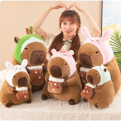 Capybara Plush Toy – Cute Cosplay Stuffed Animal Doll