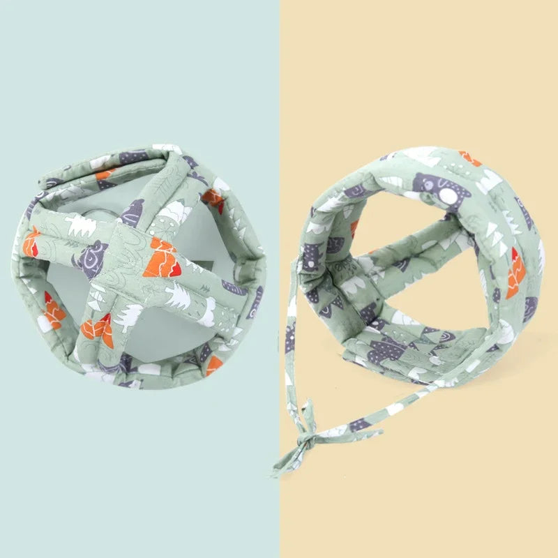 Baby Safety Helmet Soft Adjustable Head Protection Cap