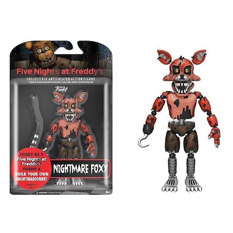 14cm Horror Bear Action Figure Movable PVC Collectible Toy