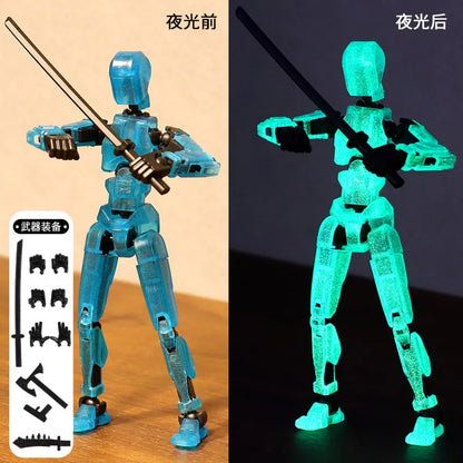 13-Joint Movable Robot Action Figure 3D Printed DIY Toy
