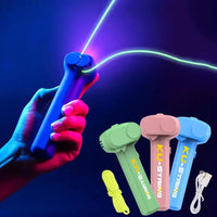 Glow String Launcher Toy LED Light Rope Spinner