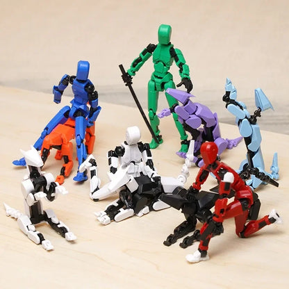 13-Joint Movable Robot Action Figure 3D Printed DIY Toy