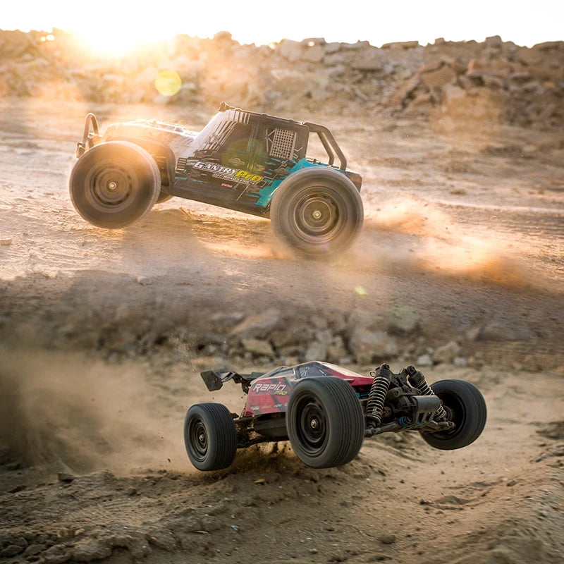 16103PRO 1:16 4WD Brushless RC Car – 70KM/H High-Speed Off-Road Truck with LED Lights