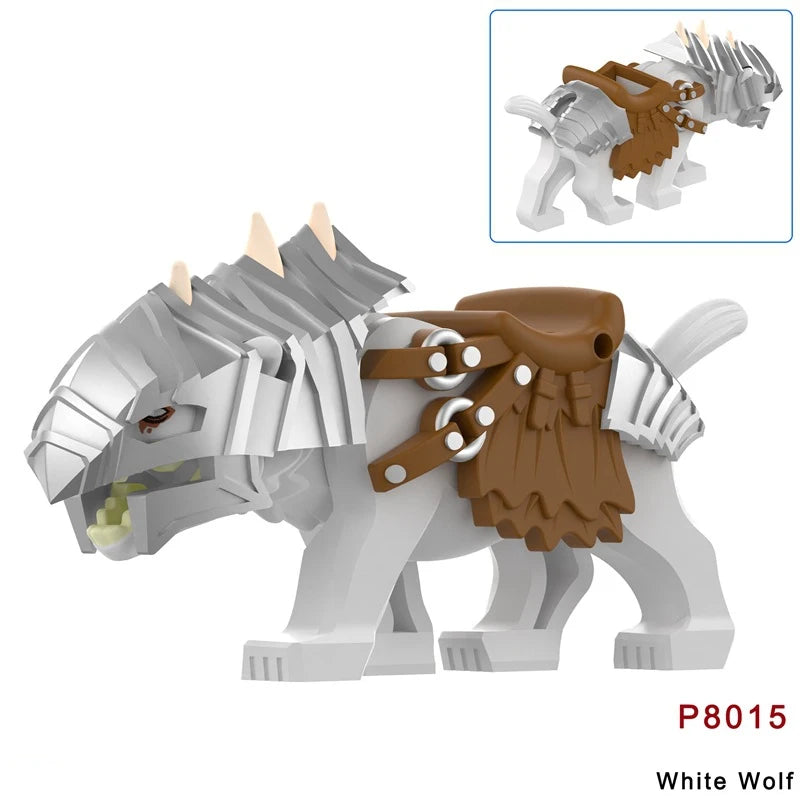 MOC Farm Zoo Animal Building Blocks Educational Toy Set