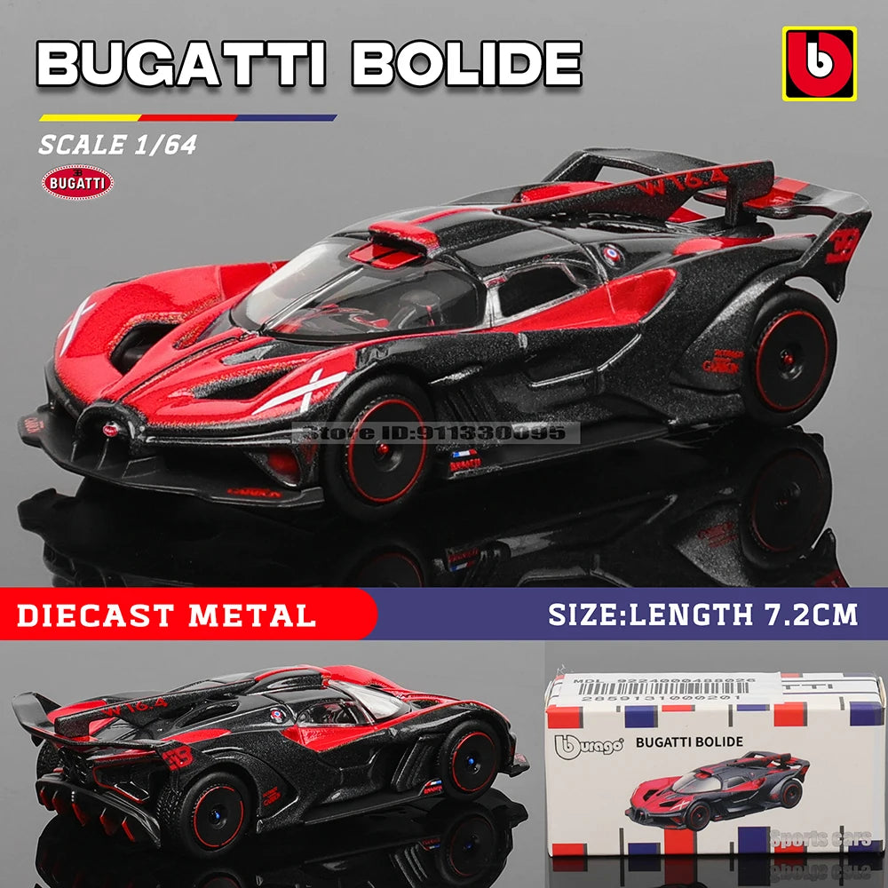 1:64 Diecast Car Model – Alloy Pull Back Collectible Toy